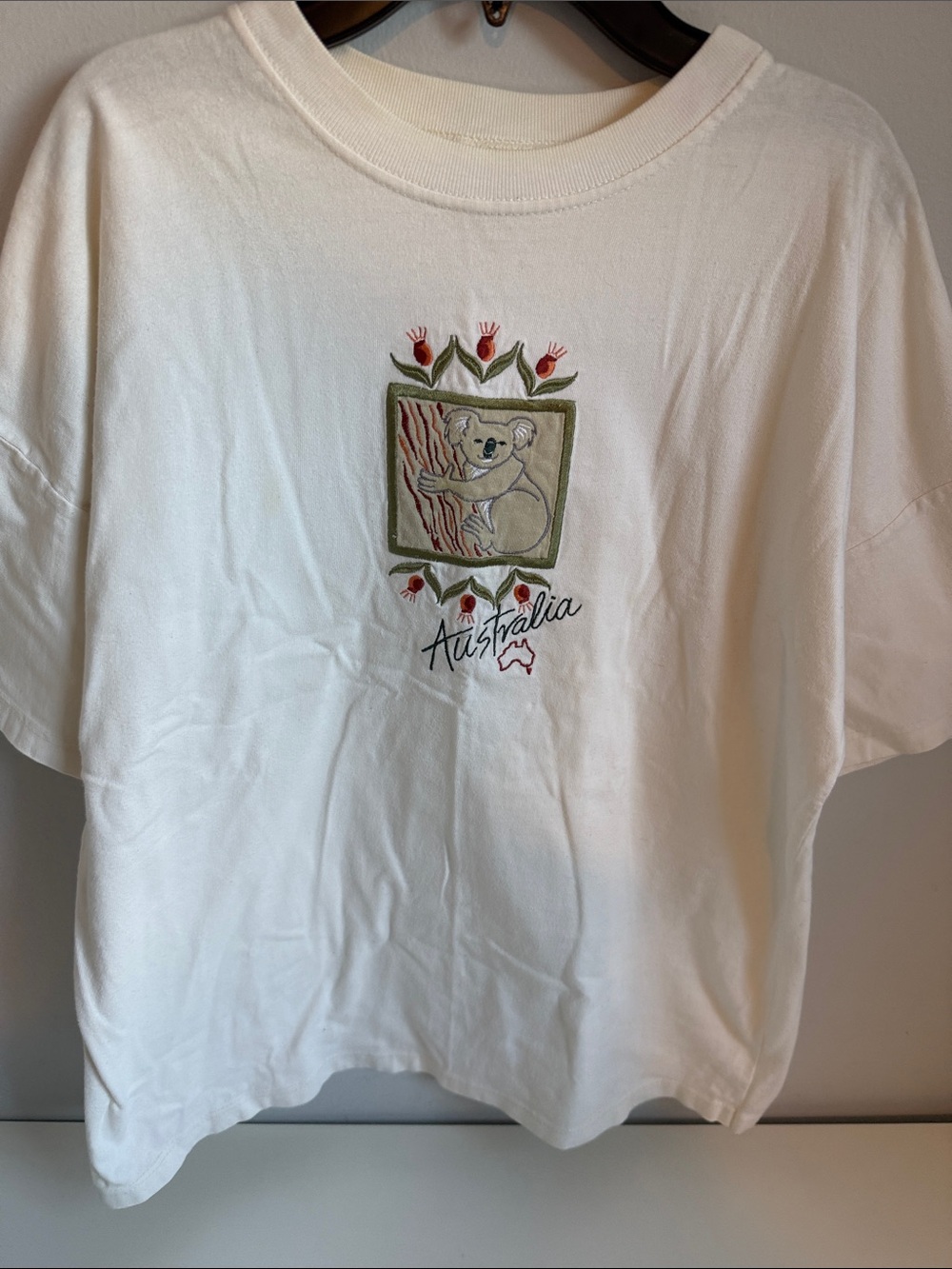 Kids White Australia Koala Graphic T-Shirt
